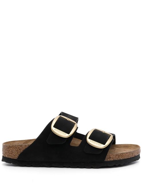 Ciabatte Birkenstock Arizona Big Buckle nere in nabuk BIRKENSTOCK | ARIZONA BIG1023290